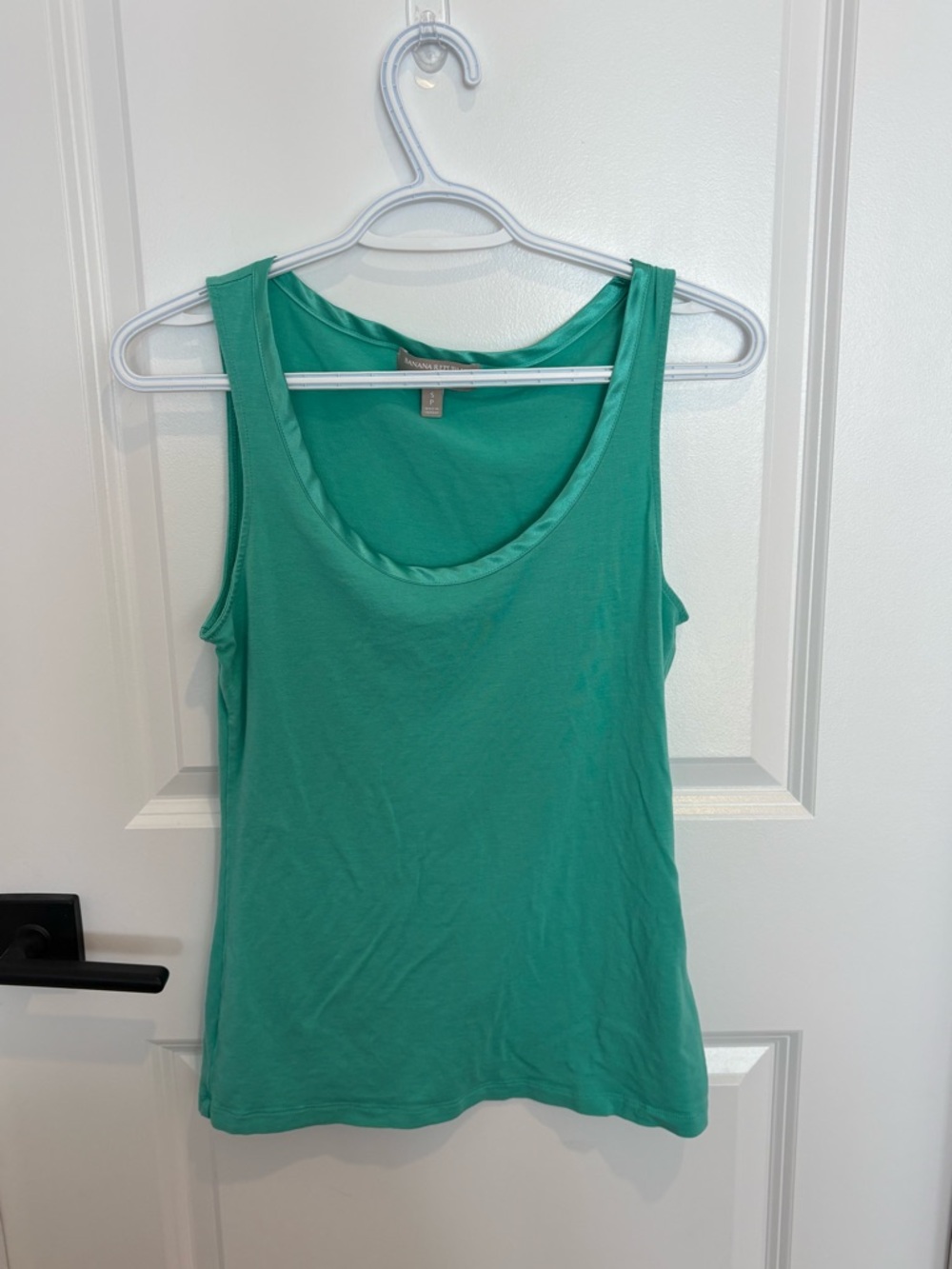 Banana Republic Teal Scoop Neck Tank Top